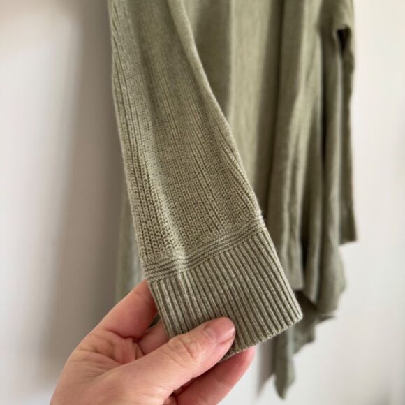 Lululemon Cashlu Knit Waterfall Open Cardigan - Rosemary Green | Size XS/S - Picture 6 of 8